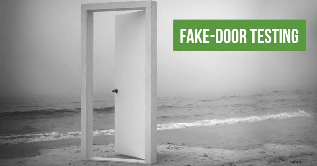 fake door testing - Data36