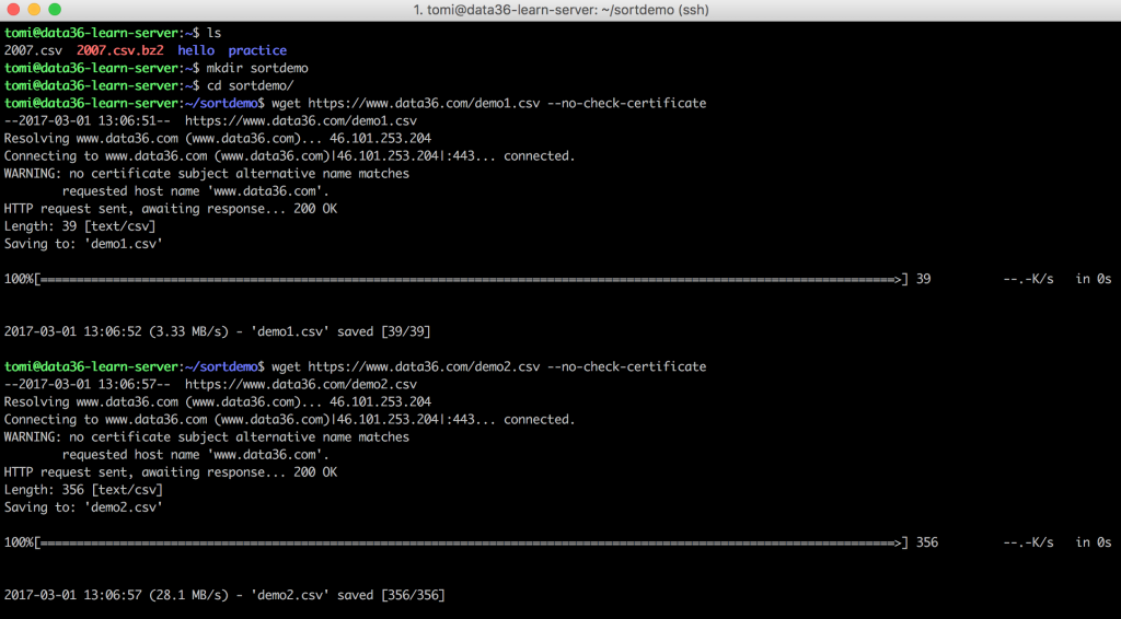 Command Line Tools for Data Science Intro to Bash episode 3