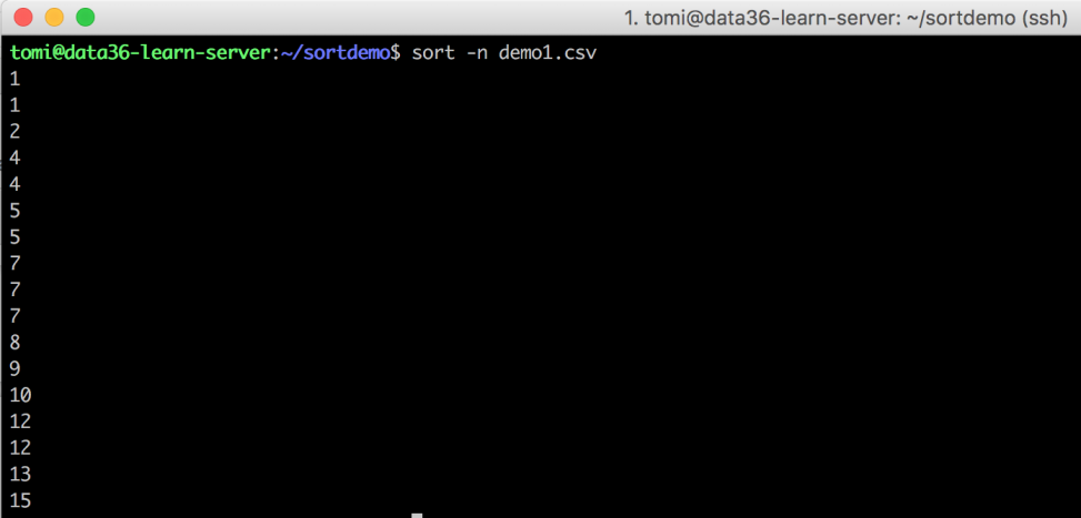 Command Line Tools for Data Science - Intro to Bash - episode 3