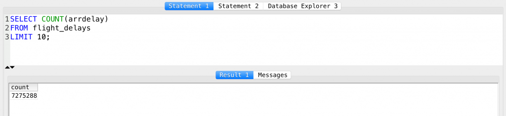 SQL COUNT function column