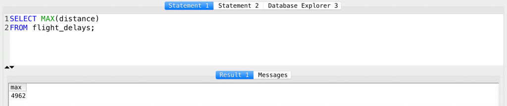 SQL MAX function