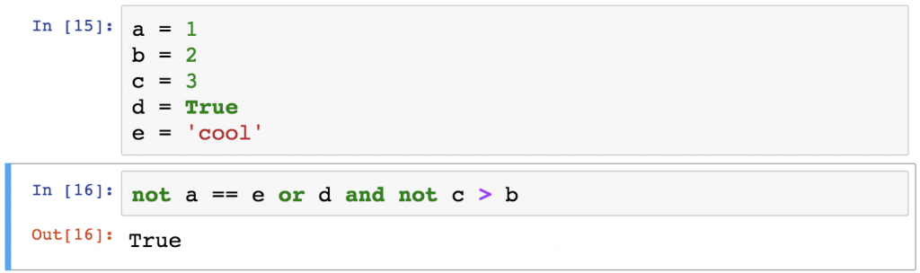 test yourself results python operators 1