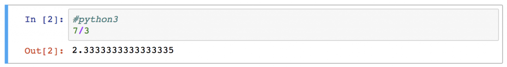 python 2 vs python 3 division 3