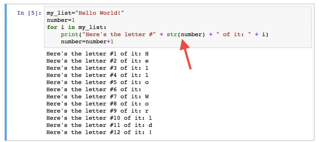 one line for loop python