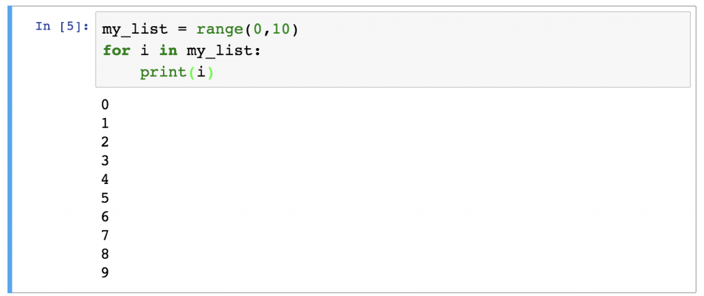 Python For Loops Range