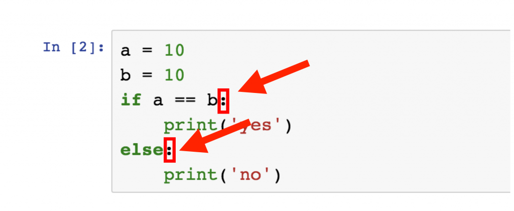 python variable assignment with colon