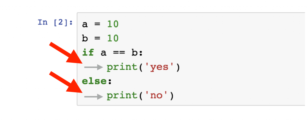 Python if statement syntax indentation