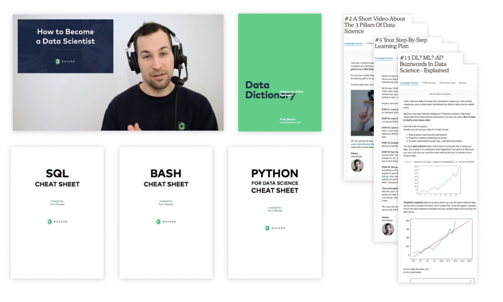 free data science learning materials