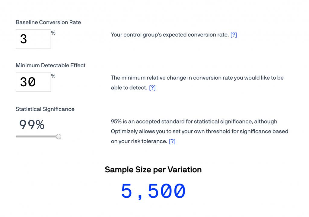 ab testing misconception - sample size