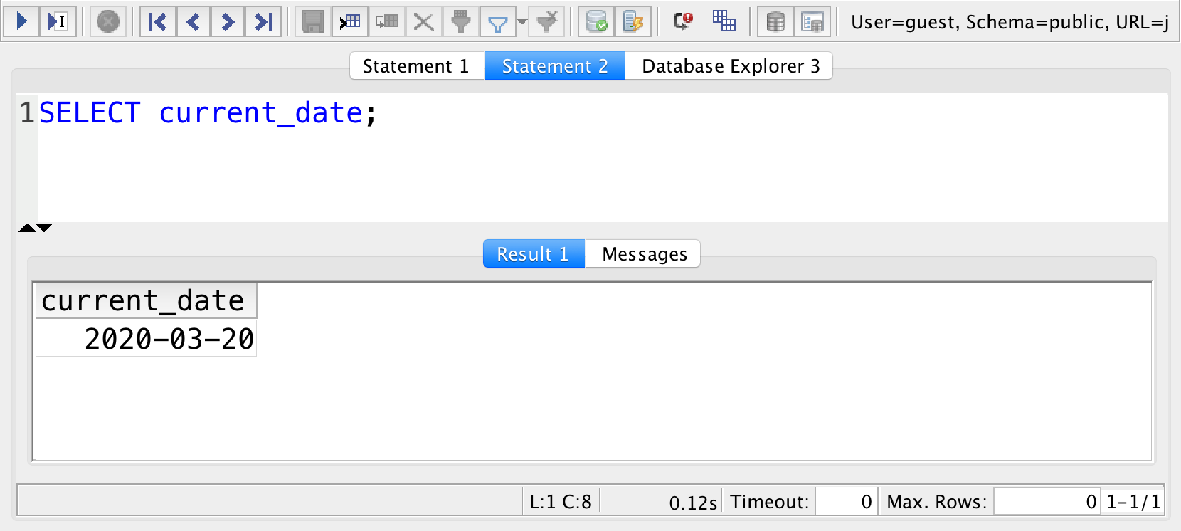 sql first date of current month