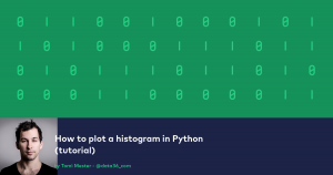 plot histogram python