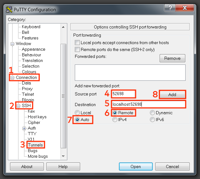 windows putty remotesubl sublime text 3 settings